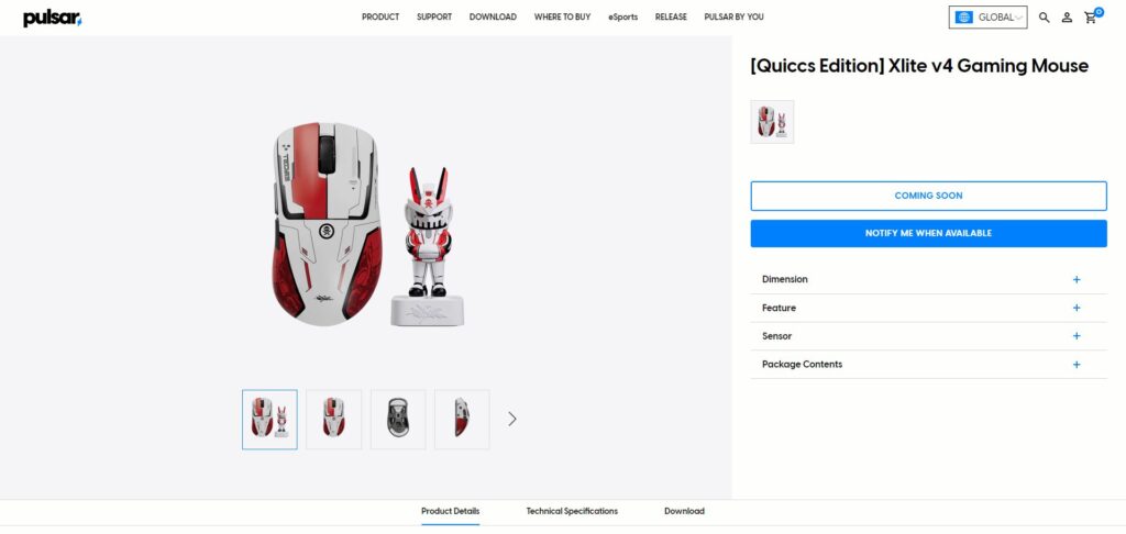 PulsarよりXlite V4とフィリピンのアーティスト”QUICCS”のコラボモデルが数量限定で発売