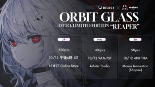 REJECT GEAR 『ORBIT GLASS dtto. editon』は本日発売