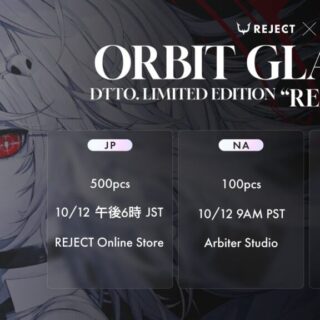 REJECT GEAR 『ORBIT GLASS dtto. editon』は本日発売 – Gear MetriX