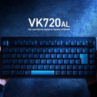 ELECOM GAMINGより75%ロープロキーボードVK720ALが発表されました