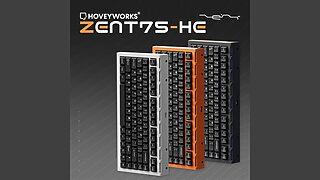 【新製品】8000Hz対応！HOVEY WORKSの最新ラピトリキーボードZENT75-HE丨32,500円で発売開始！