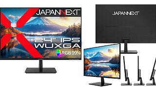 JAPANNEXT、24インチWUXGA液晶モニターを1万9980円で発売