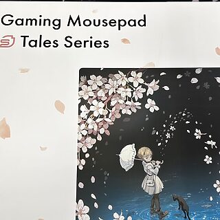 STORIA 出水ぽすか氏描き下ろしイラスト採用のゲーミングガラス