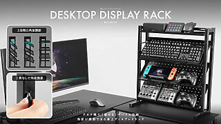 ゲーミング家具ブランド「Bauhutte」、ガジェット収納に特化した卓上ディスプレイラックを発売