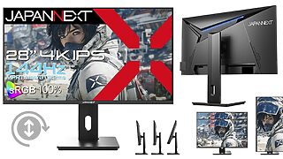 JAPANNEXT、28インチ4K 144Hzゲーミングモニターを6万2,980円で