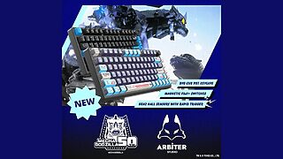 Arbiter Studio、メカゴジラテーマのゲーミングキーボード「Polar 75+ Series」を発表