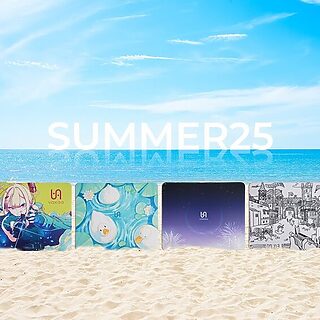 VAXEEがSummer25シリーズマウスパッド発売、クリエイター6名の作品を