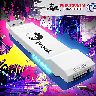 Brooke 変換コンバータ　Wingman FGC Wingman FGC2 Converter With Keychain(Exclusive Version