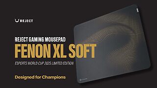 REJECT GEAR、ゲーミングマウスパッド「FENON XL SOFT」を今夏に発売予定