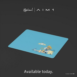AIM1、イラストレーター「coalowl」とのコラボガラスマウス