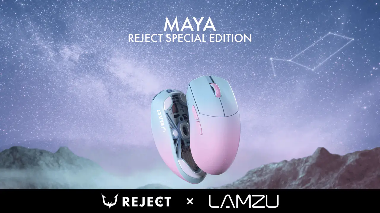 REJECT GEAR、日本の夜空をモチーフにしたゲーミングマウス「LAMZU MAYA REJECT」を発売