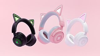 Razer、猫耳デザインの新型ゲーミングヘッドセット「Kraken