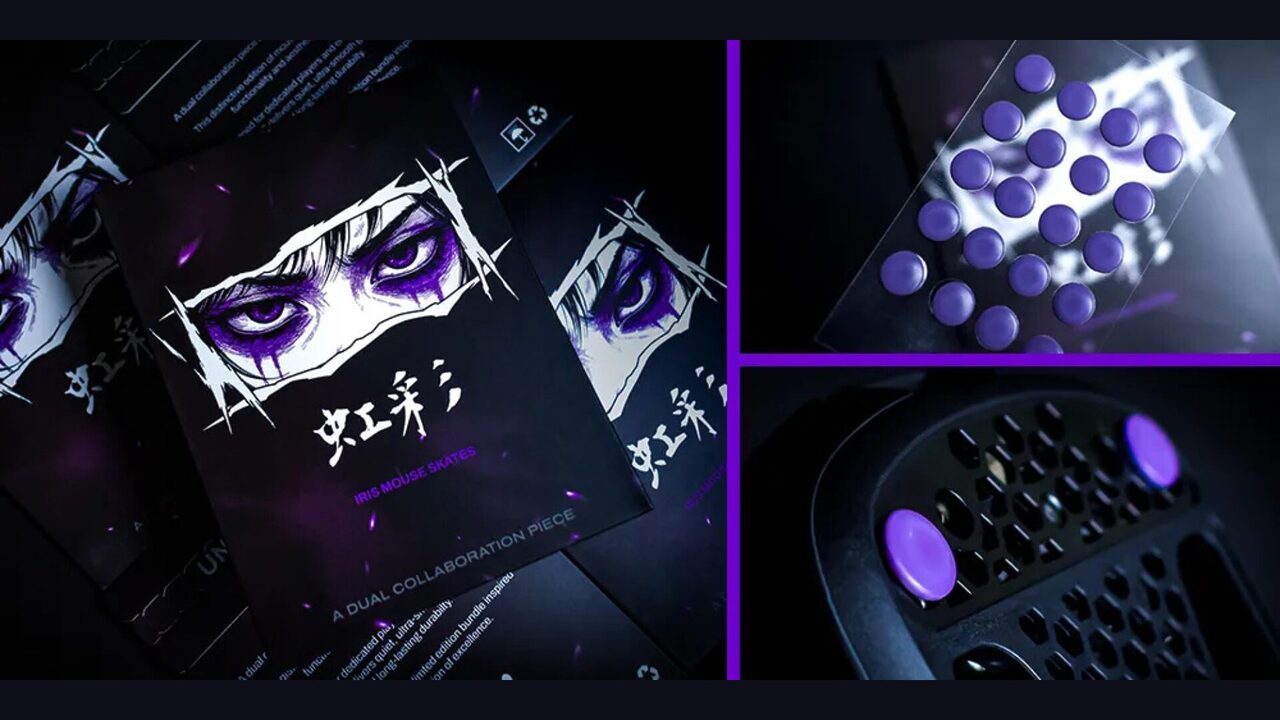 ふもっふのおみせ、ゲーミング向け高速マウスソール「Team Aether IRIS Mouse Skates Speed」を発売