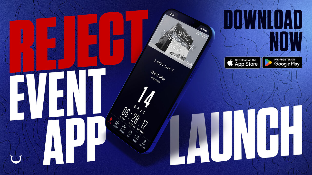 REJECT、東京ゲームショウ2025でアプリ経由の物販システム導入