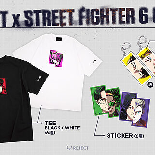 REJECT、TGS 2025でストリートファイター6コラボグッズを先行