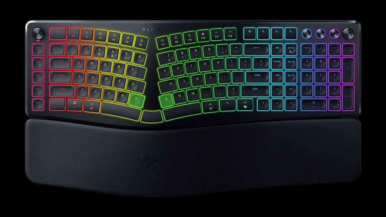 Razer、エルゴノミックキーボード「Pro Type Ergo」を発売