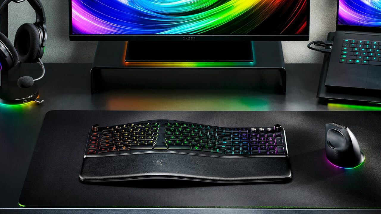 Razer、エルゴノミックキーボード「Pro Type Ergo」を発売
